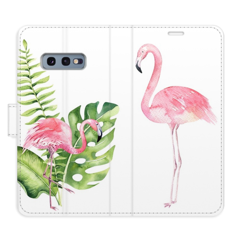 Flipové puzdro iSaprio - Flamingos - Samsung Galaxy S10e