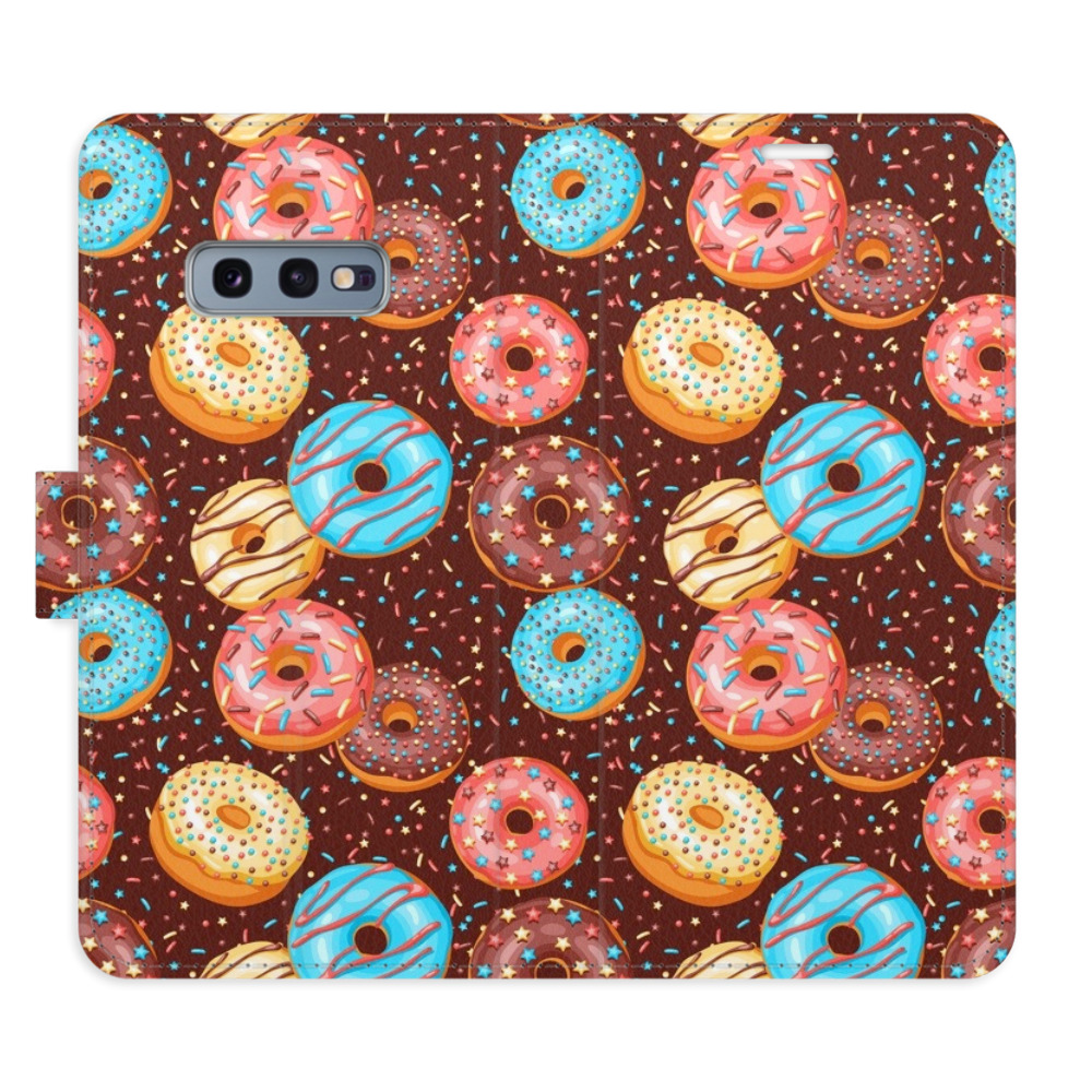 Flipové puzdro iSaprio - Donuts Pattern - Samsung Galaxy S10e