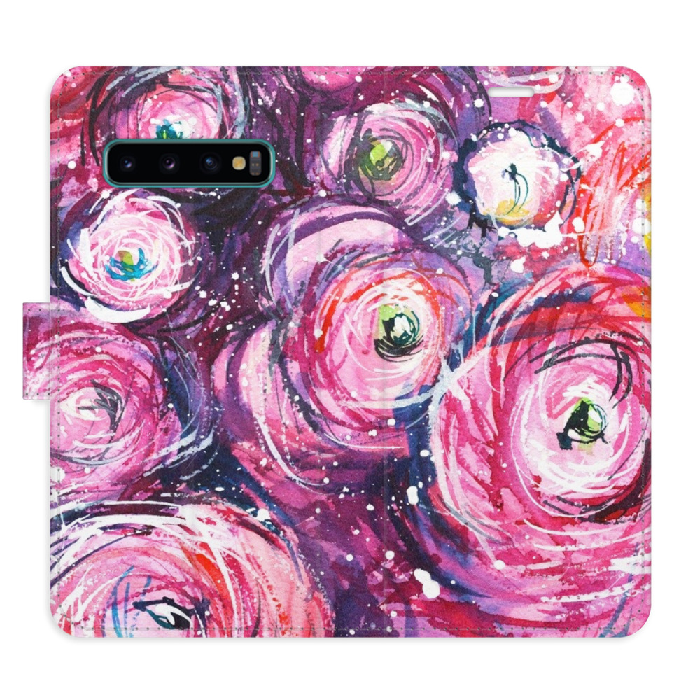 Flipové puzdro iSaprio - Retro Paint 02 - Samsung Galaxy S10