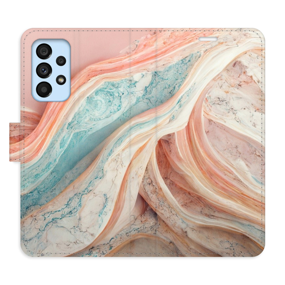 Flipové puzdro iSaprio - Colour Marble - Samsung Galaxy A53 5G