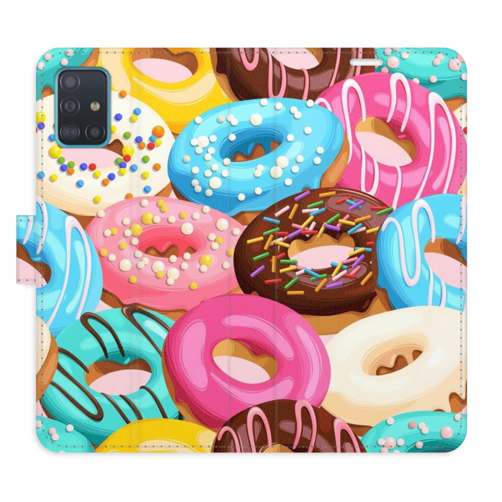 Flipové puzdro iSaprio - Donuts Pattern 02 - Samsung Galaxy A51