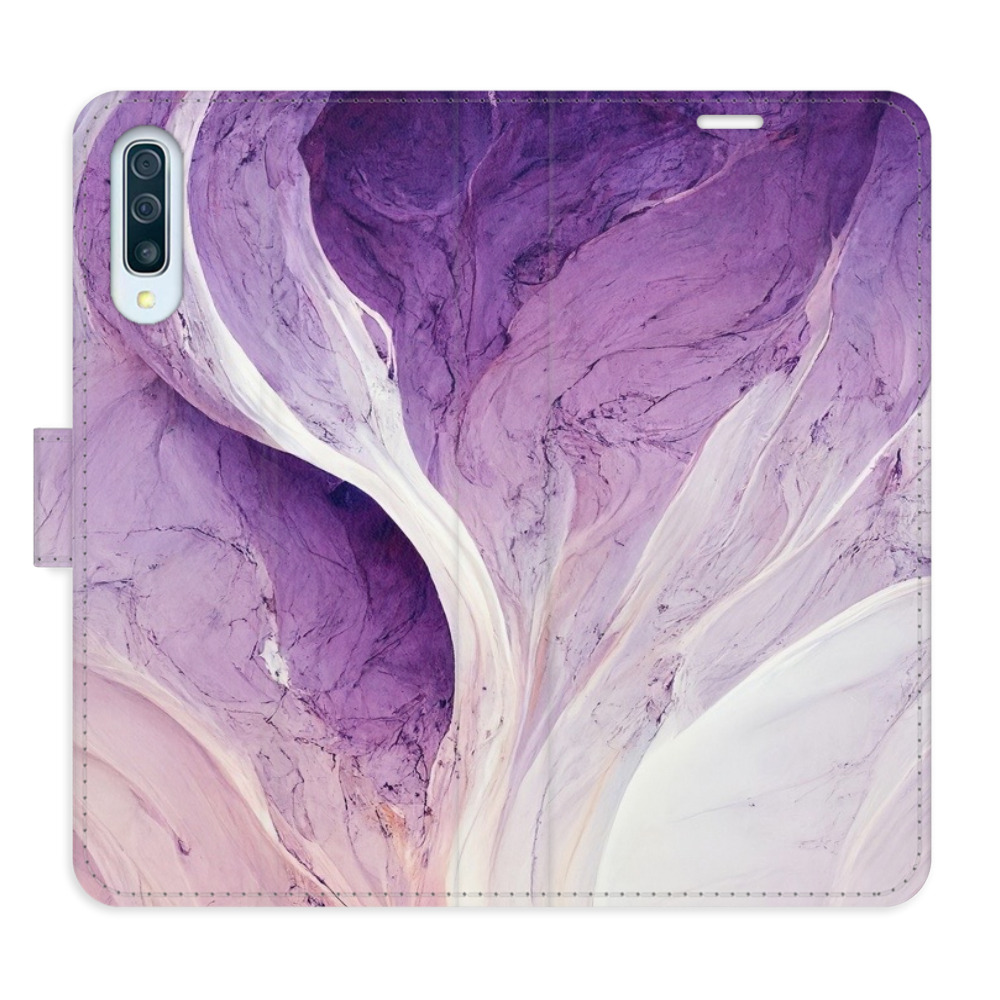 Flipové puzdro iSaprio - Purple Paint - Samsung Galaxy A50