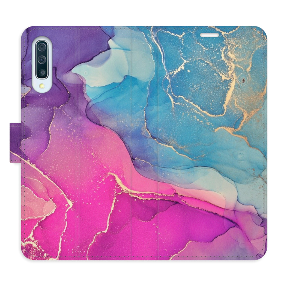 Flipové puzdro iSaprio - Colour Marble 02 - Samsung Galaxy A50