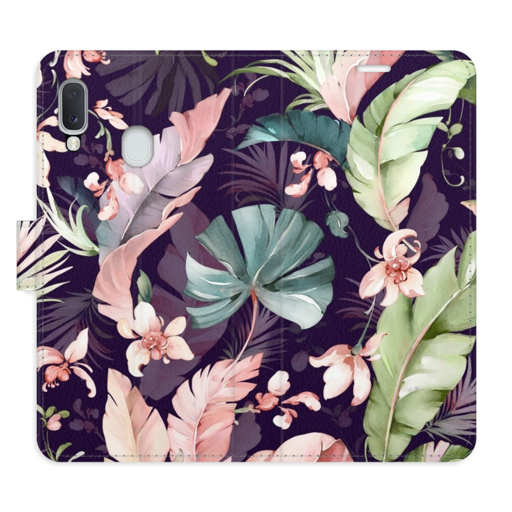 Flipové puzdro iSaprio - Flower Pattern 08 - Samsung Galaxy A20e
