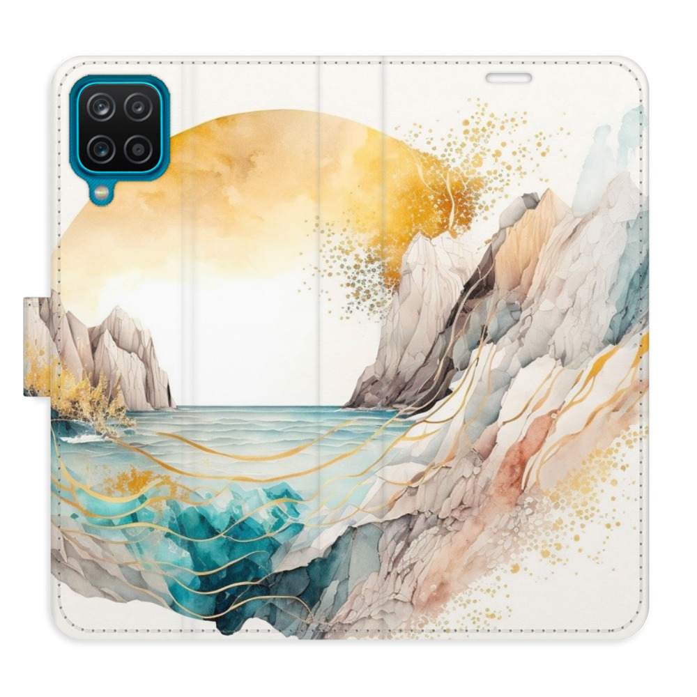 Flipové puzdro iSaprio - Winter in the Mountains - Samsung Galaxy A12