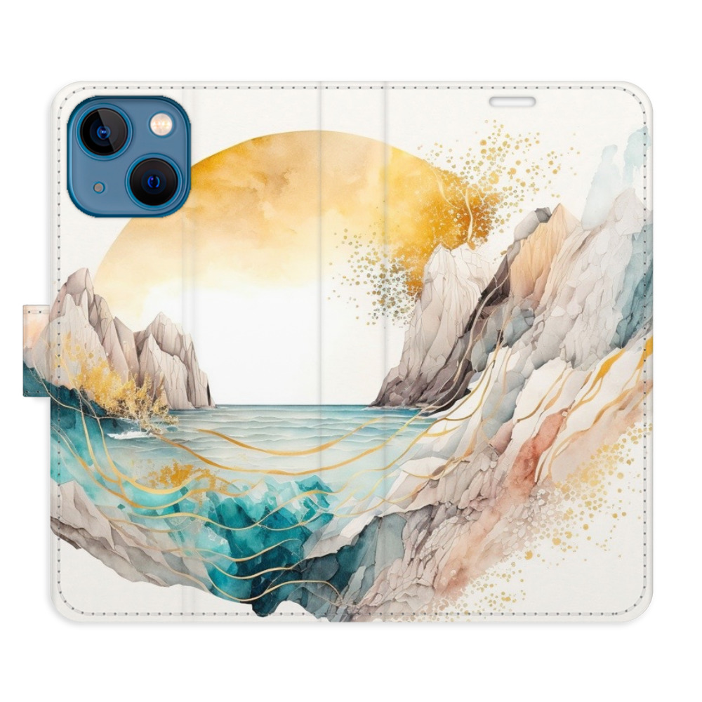 Flipové puzdro iSaprio - Winter in the Mountains - iPhone 13 mini