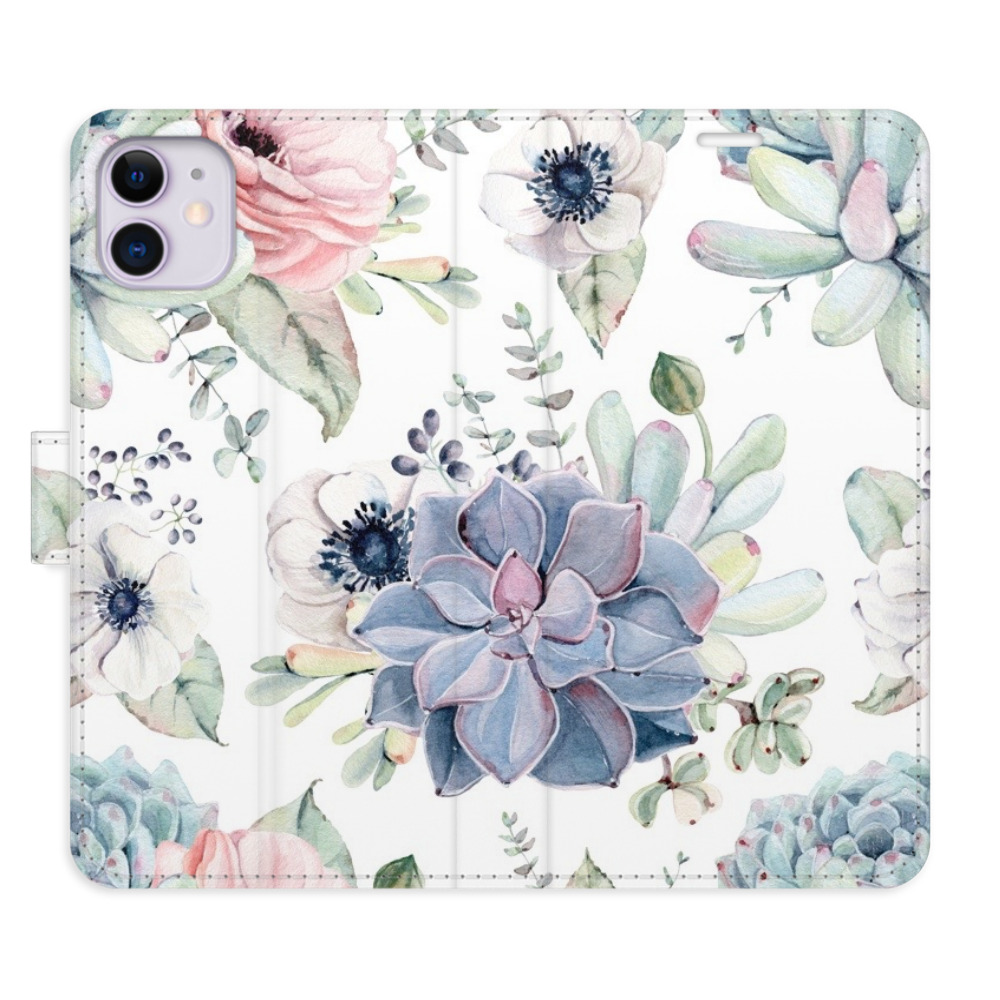 Flipové puzdro iSaprio - Succulents - iPhone 11