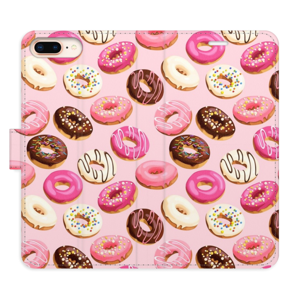 Flipové puzdro iSaprio - Donuts Pattern 03 - iPhone 7 Plus