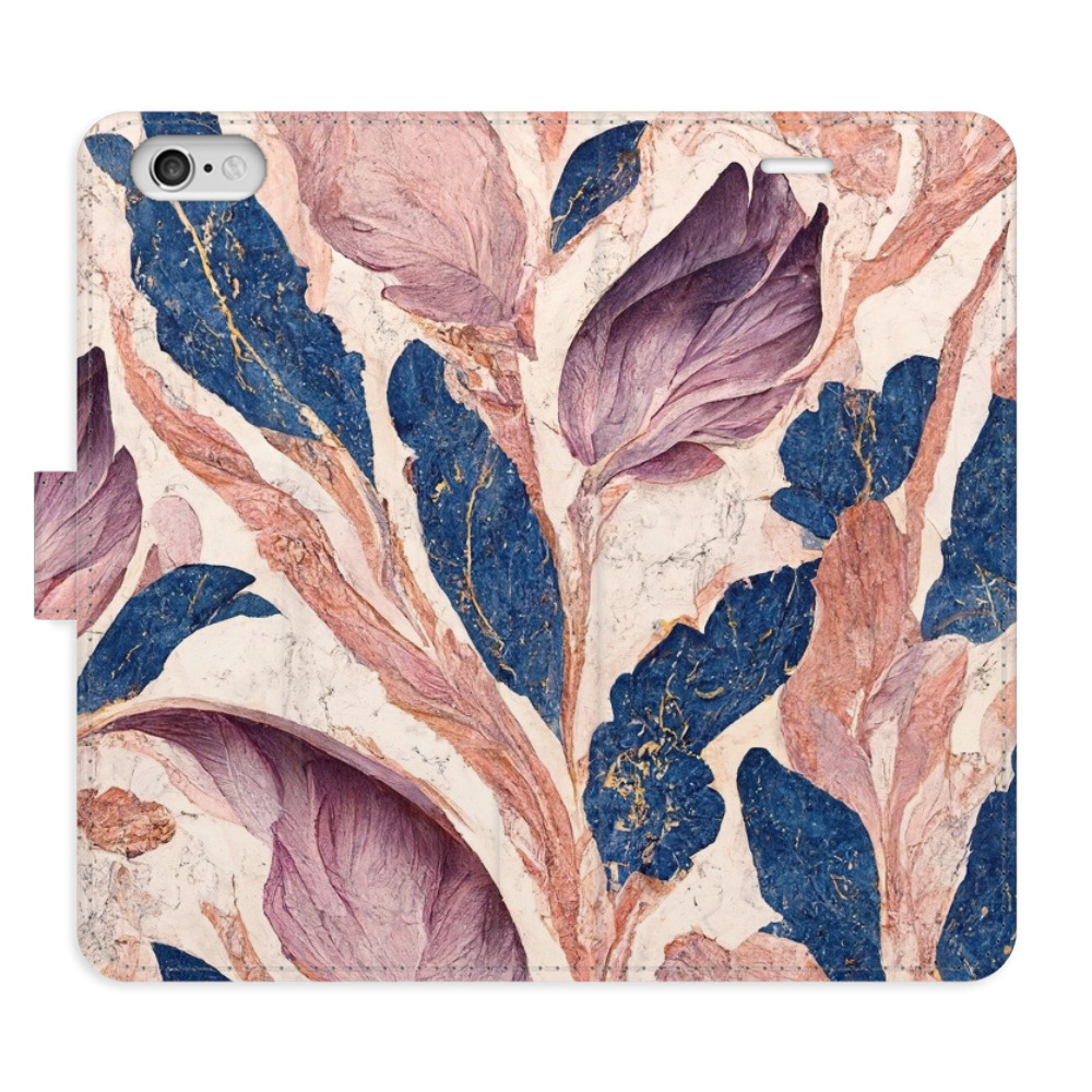 Flipové puzdro iSaprio - Old Leaves 02 - iPhone 6/6S