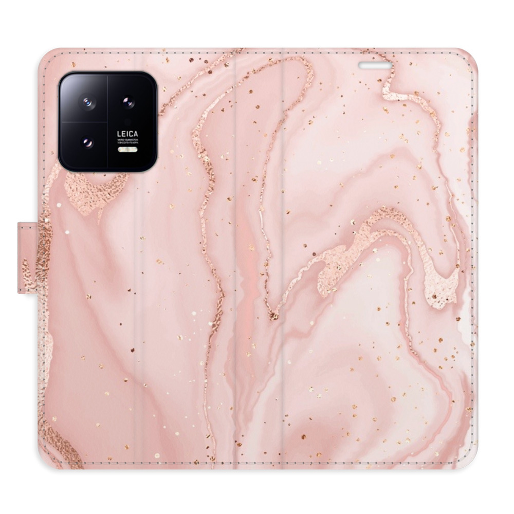 Flipové puzdro iSaprio - RoseGold Marble - Xiaomi 13