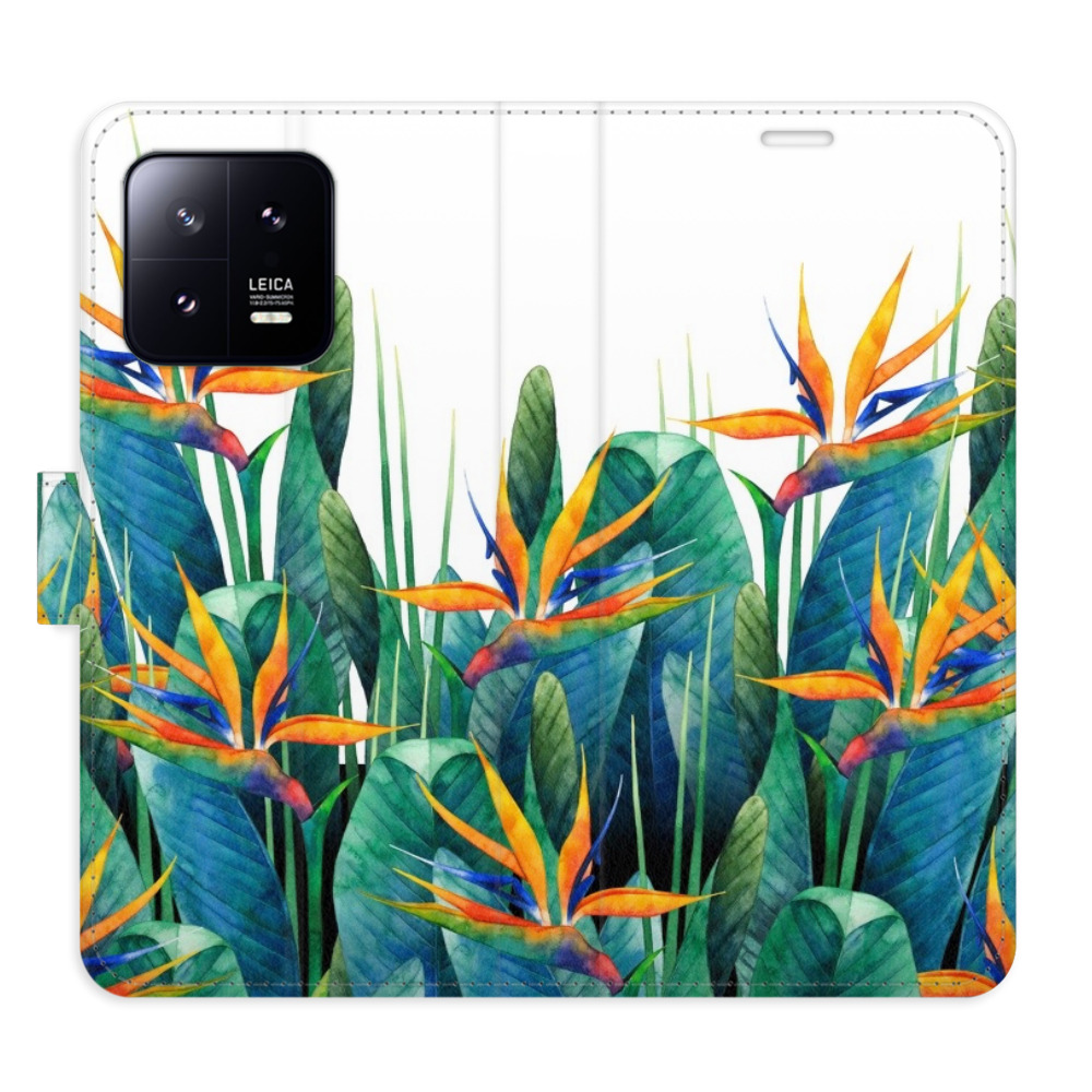 Flipové puzdro iSaprio - Exotic Flowers 02 - Xiaomi 13