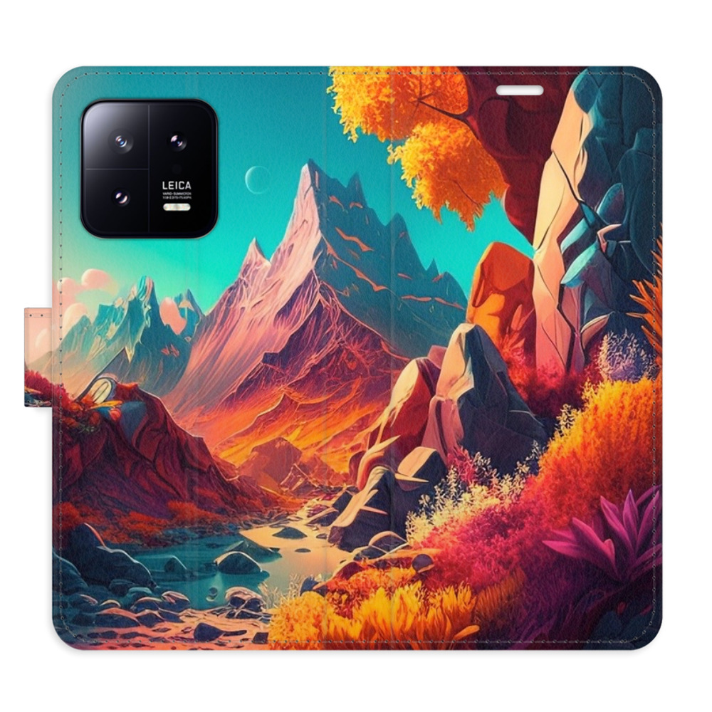 Flipové puzdro iSaprio - Colorful Mountains - Xiaomi 13