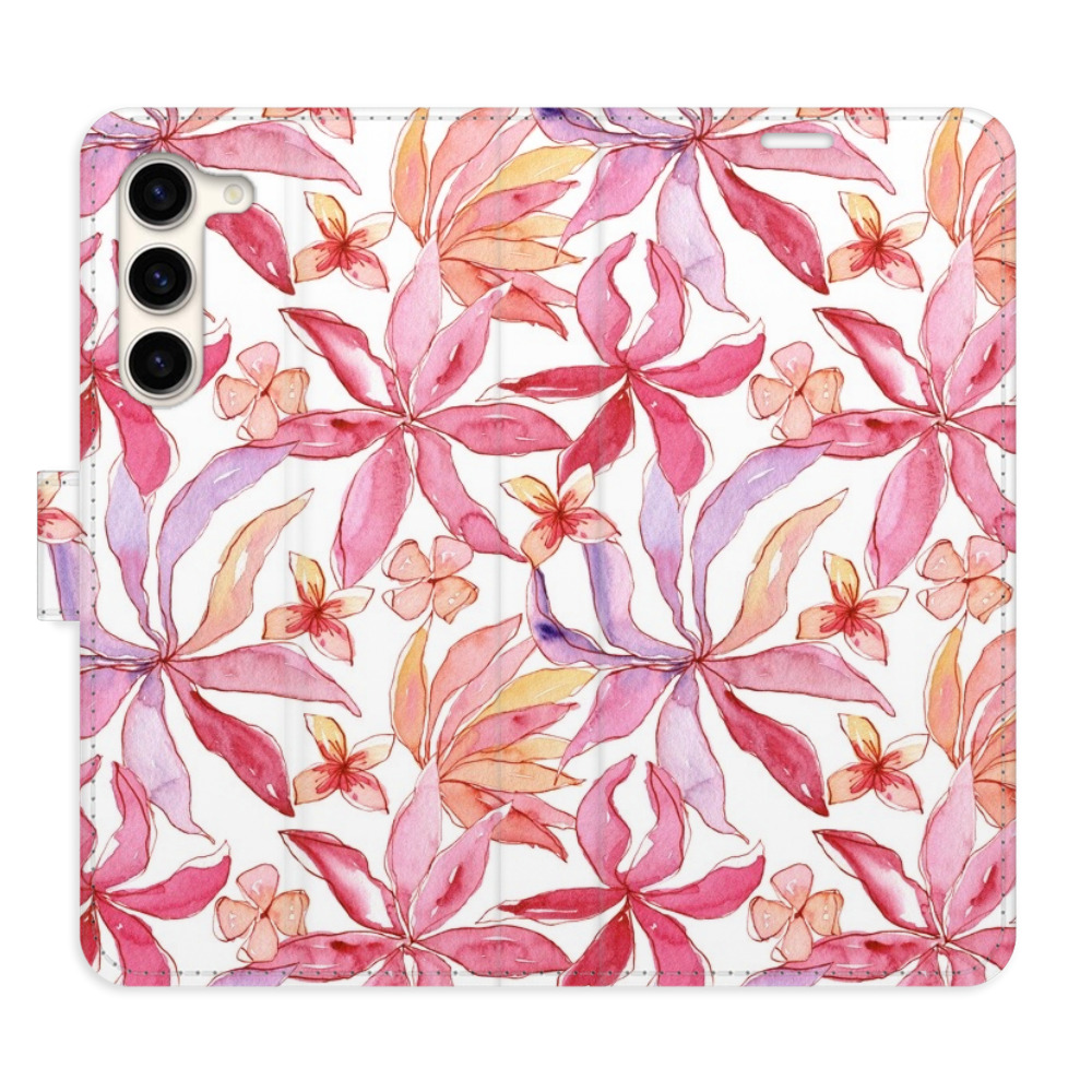 Flipové puzdro iSaprio - Flower Pattern 10 - Samsung Galaxy S23+ 5G
