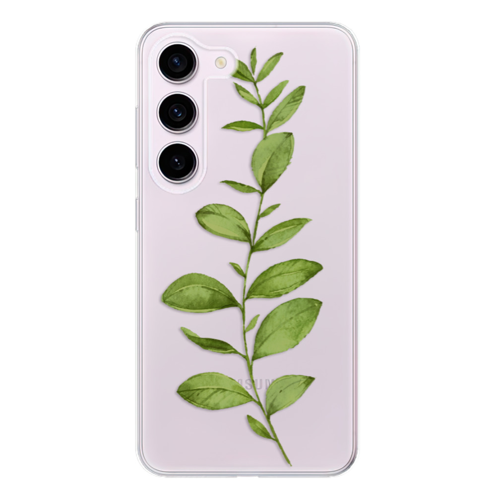 Odolné silikónové puzdro iSaprio - Green Plant 01 - Samsung Galaxy S23 5G