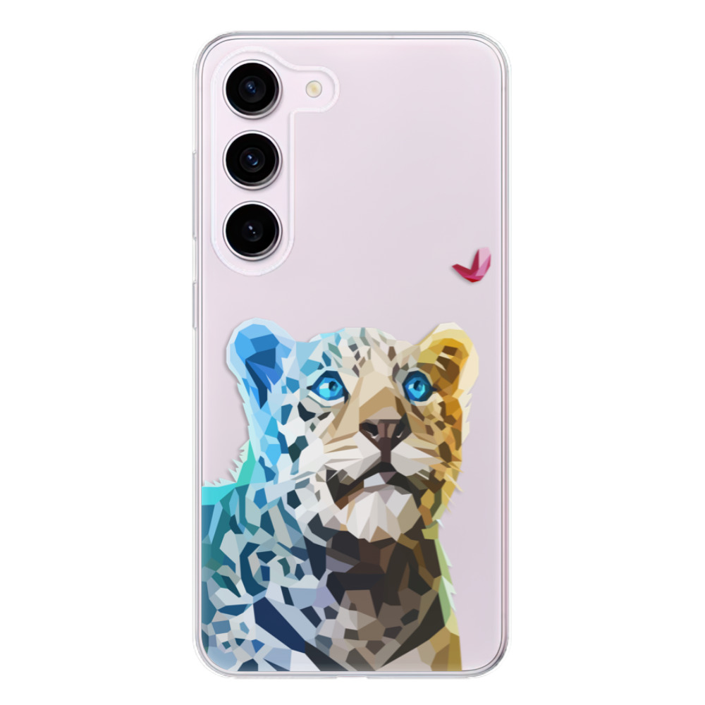Odolné silikónové puzdro iSaprio - Leopard With Butterfly - Samsung Galaxy S23 5G