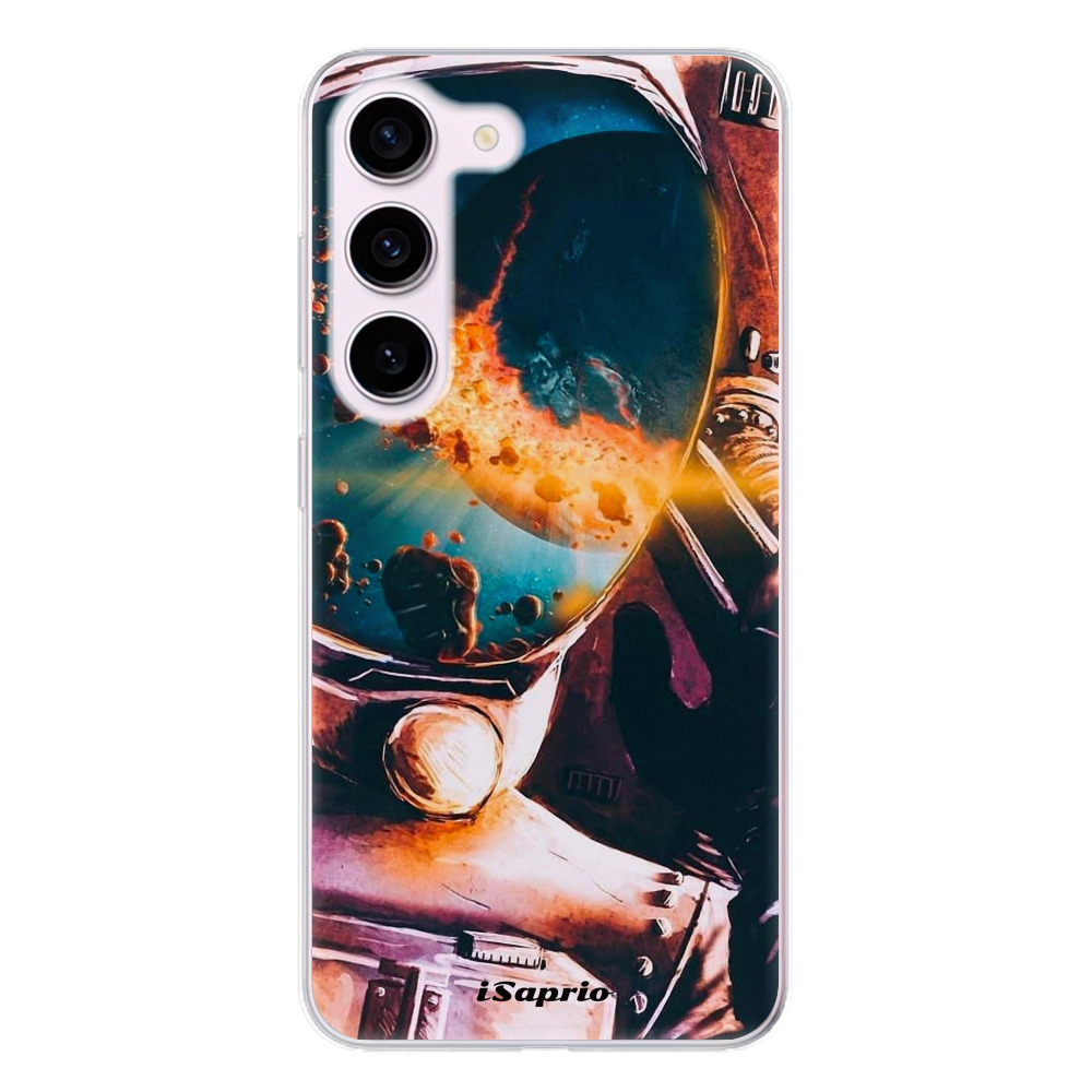 Odolné silikónové puzdro iSaprio - Astronaut 01 - Samsung Galaxy S23 5G