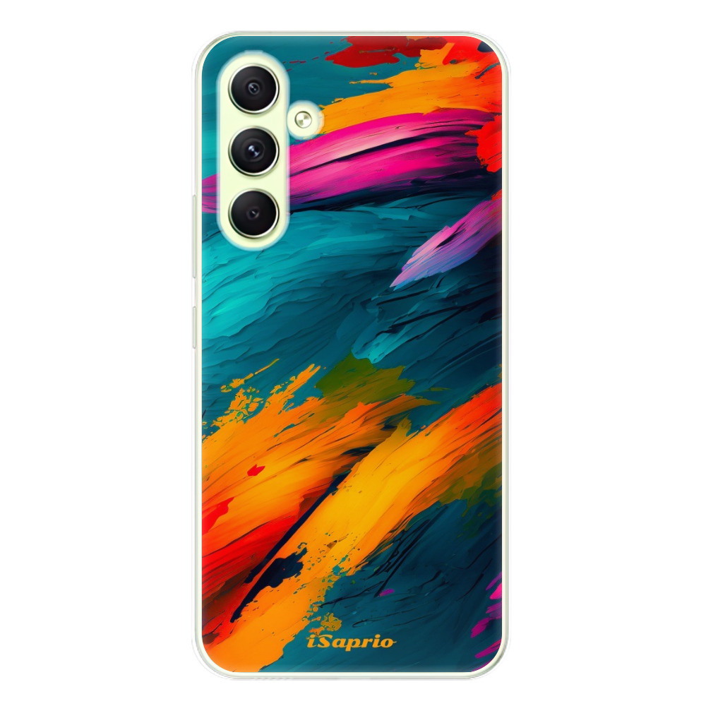 Odolné silikónové puzdro iSaprio - Blue Paint - Samsung Galaxy A54 5G