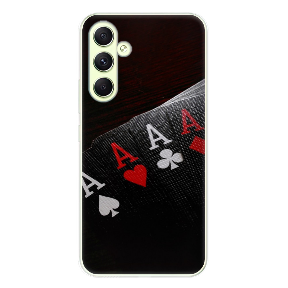 Odolné silikónové puzdro iSaprio - Poker - Samsung Galaxy A54 5G