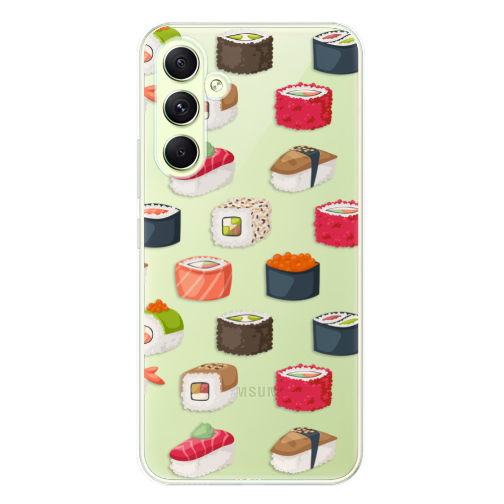 Odolné silikónové puzdro iSaprio - Sushi Pattern - Samsung Galaxy A54 5G