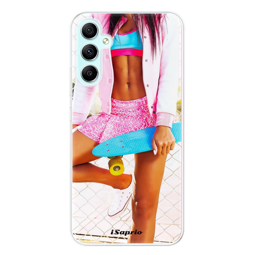 Odolné silikónové puzdro iSaprio - Skate girl 01 - Samsung Galaxy A34 5G