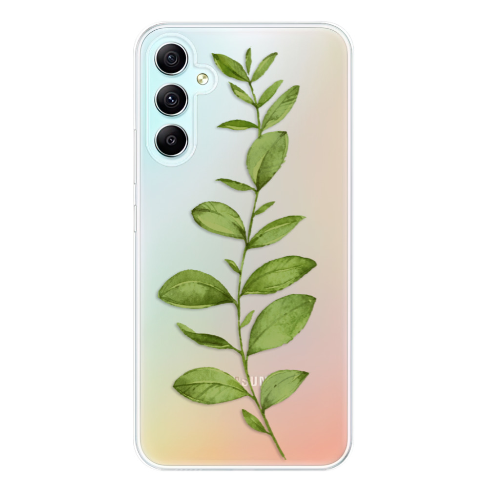Odolné silikónové puzdro iSaprio - Green Plant 01 - Samsung Galaxy A34 5G