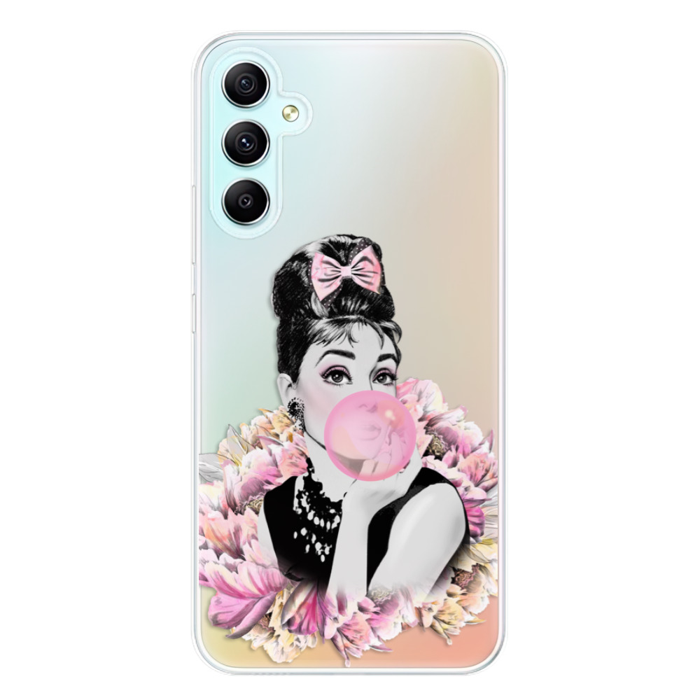 Odolné silikónové puzdro iSaprio - Pink Bubble - Samsung Galaxy A34 5G