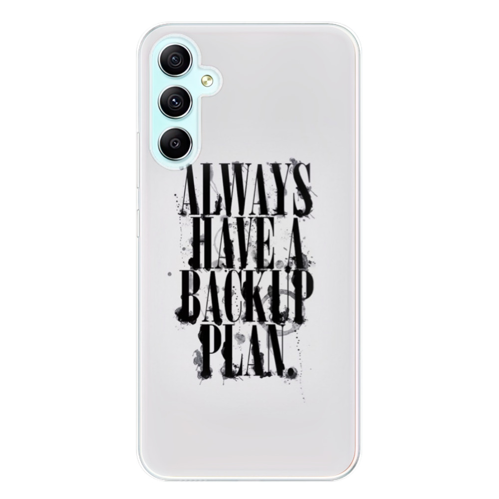 Odolné silikónové puzdro iSaprio - Backup Plan - Samsung Galaxy A34 5G