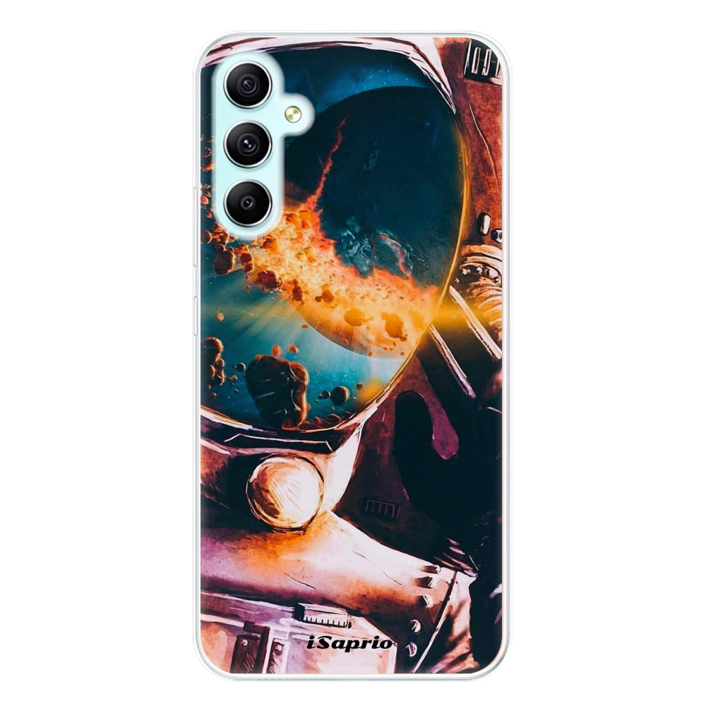 Odolné silikónové puzdro iSaprio - Astronaut 01 - Samsung Galaxy A34 5G