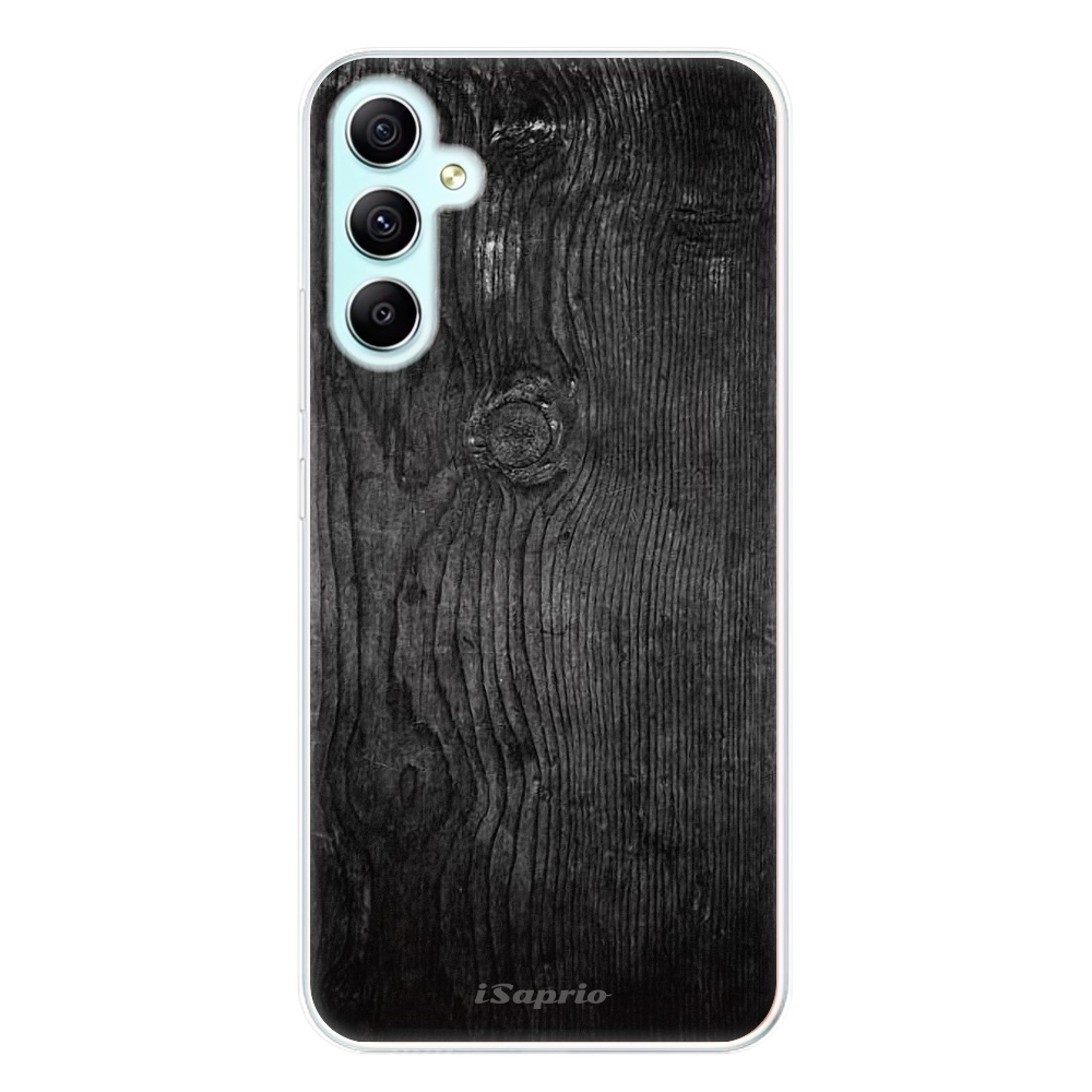 Odolné silikónové puzdro iSaprio - Black Wood 13 - Samsung Galaxy A34 5G