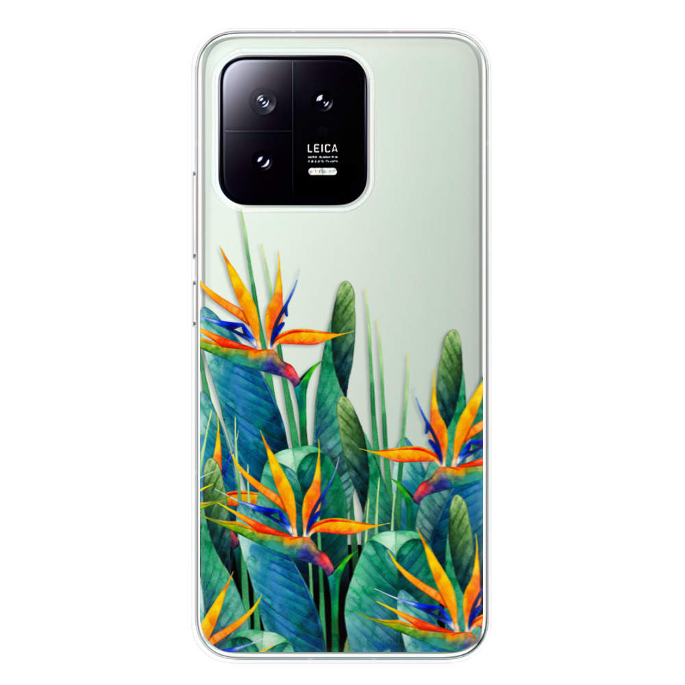 Odolné silikónové puzdro iSaprio - Exotic Flowers - Xiaomi 13