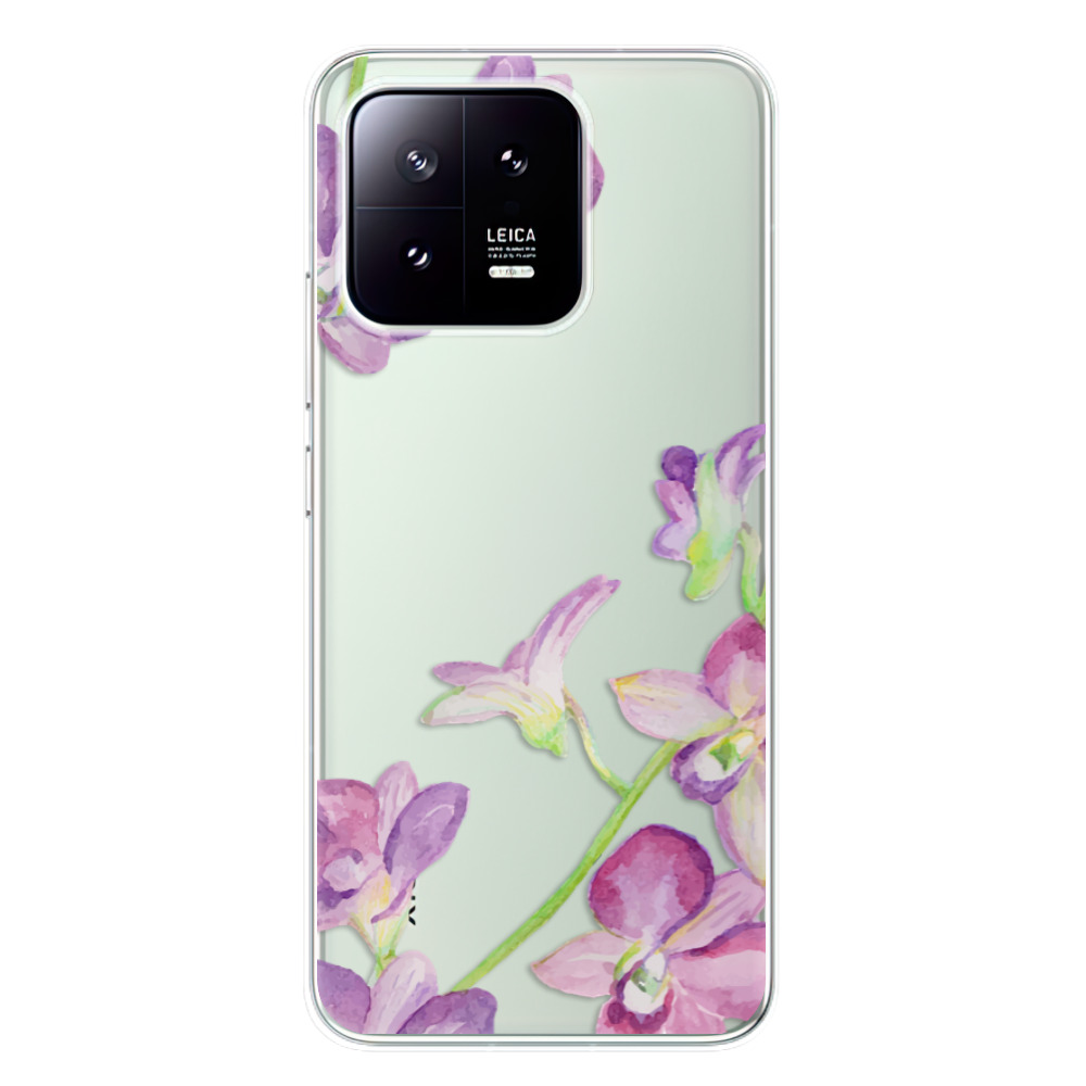 Odolné silikónové puzdro iSaprio - Purple Orchid - Xiaomi 13