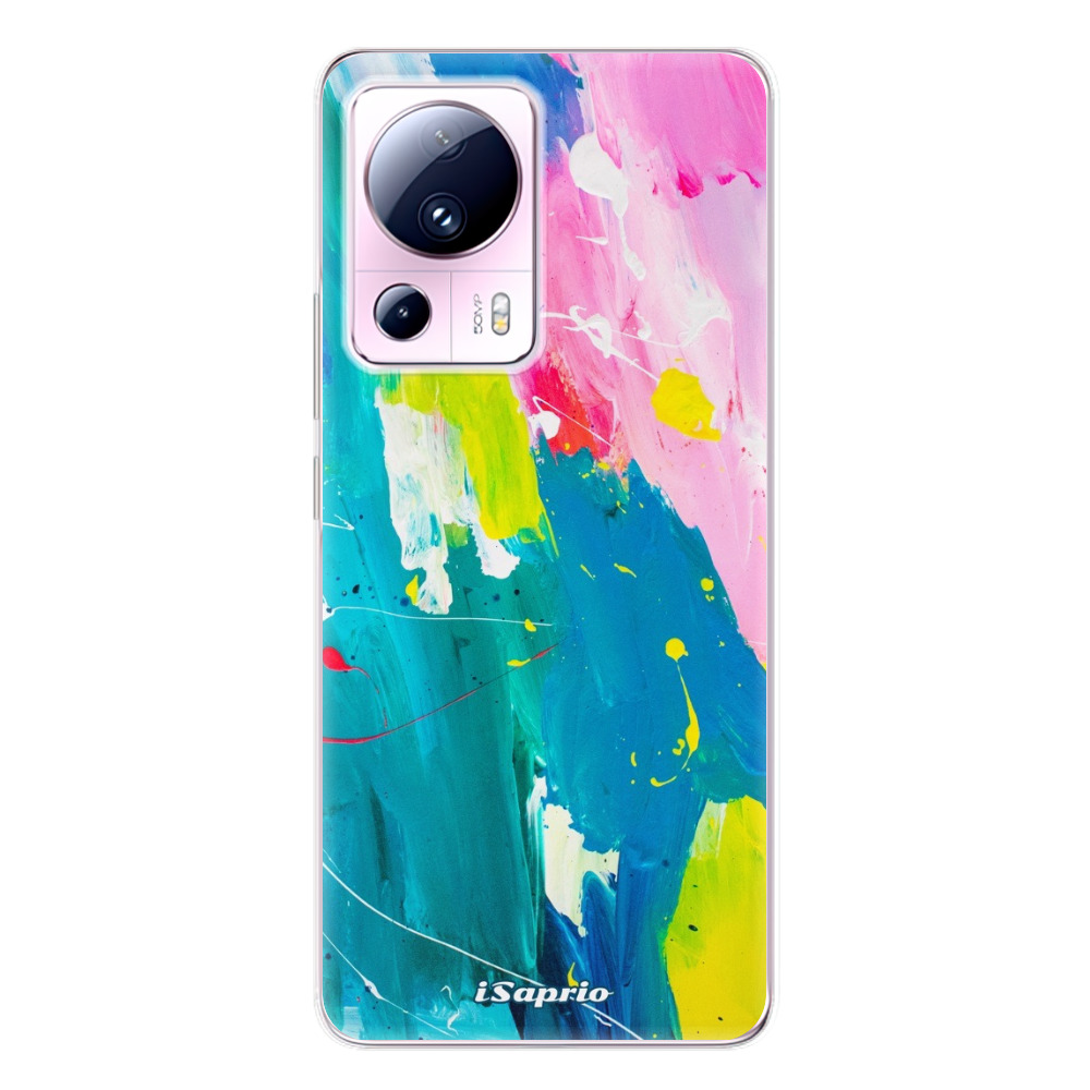 Odolné silikónové puzdro iSaprio - Abstract Paint 04 - Xiaomi 13 Lite
