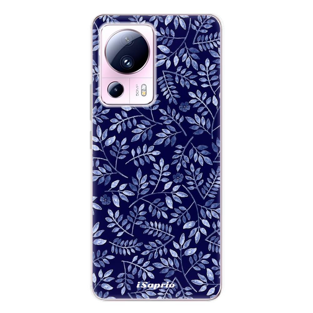 Odolné silikónové puzdro iSaprio - Blue Leaves 05 - Xiaomi 13 Lite
