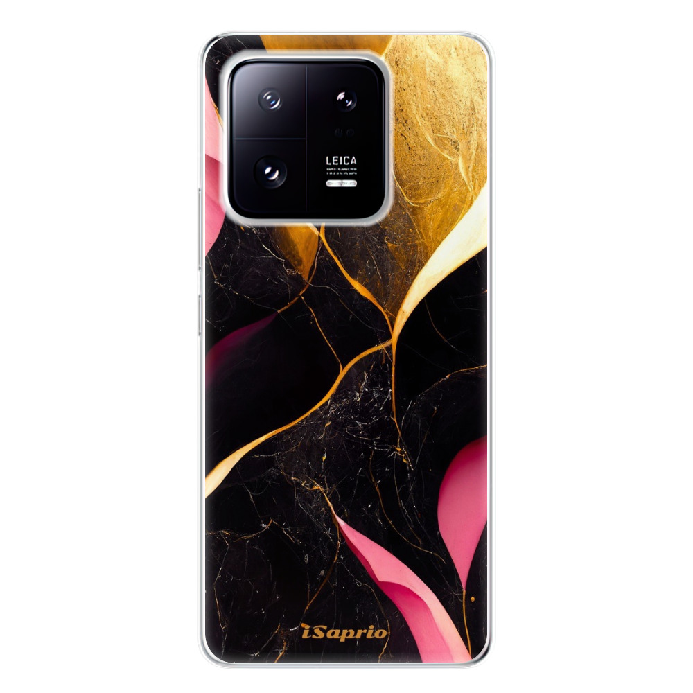 Odolné silikónové puzdro iSaprio - Gold Pink Marble - Xiaomi 13 Pro