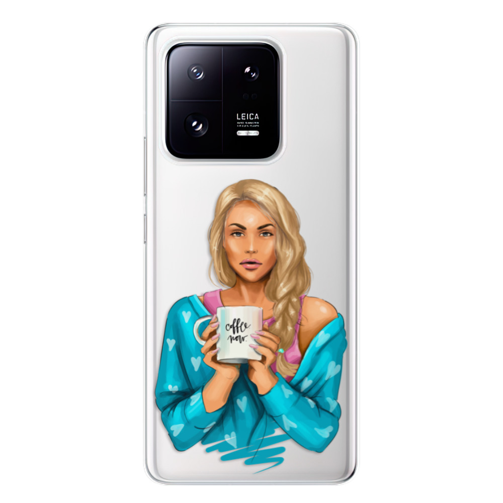 Odolné silikónové puzdro iSaprio - Coffe Now - Blond - Xiaomi 13 Pro