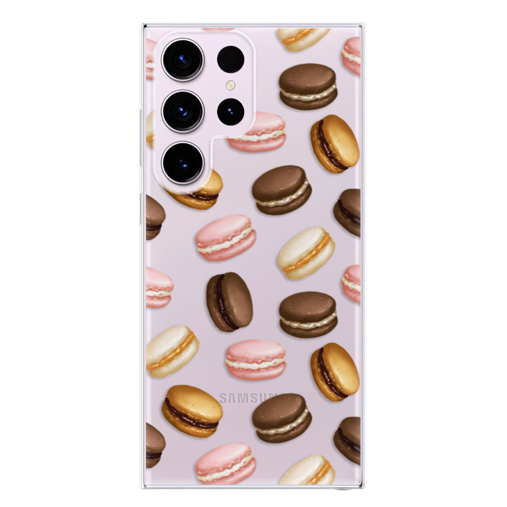 Odolné silikónové puzdro iSaprio - Macaron Pattern - Samsung Galaxy S23 Ultra