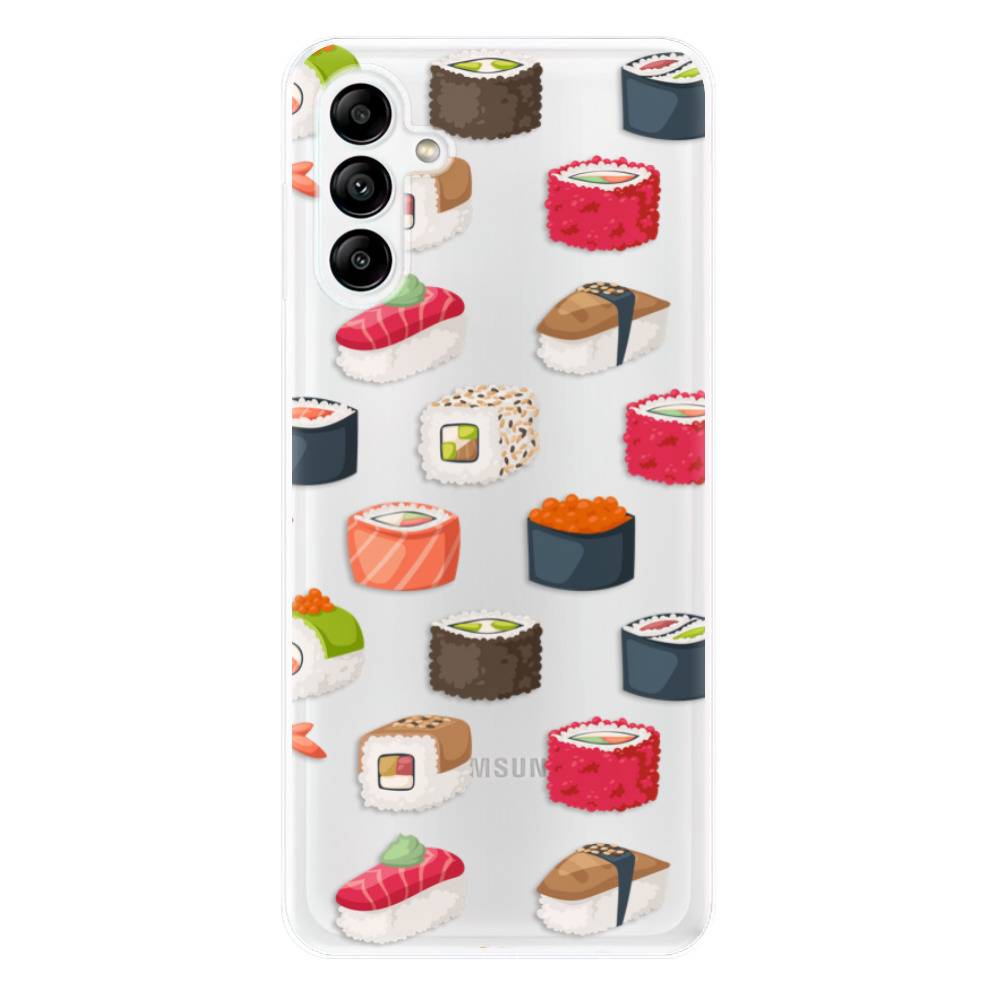Odolné silikónové puzdro iSaprio - Sushi Pattern - Samsung Galaxy A04s