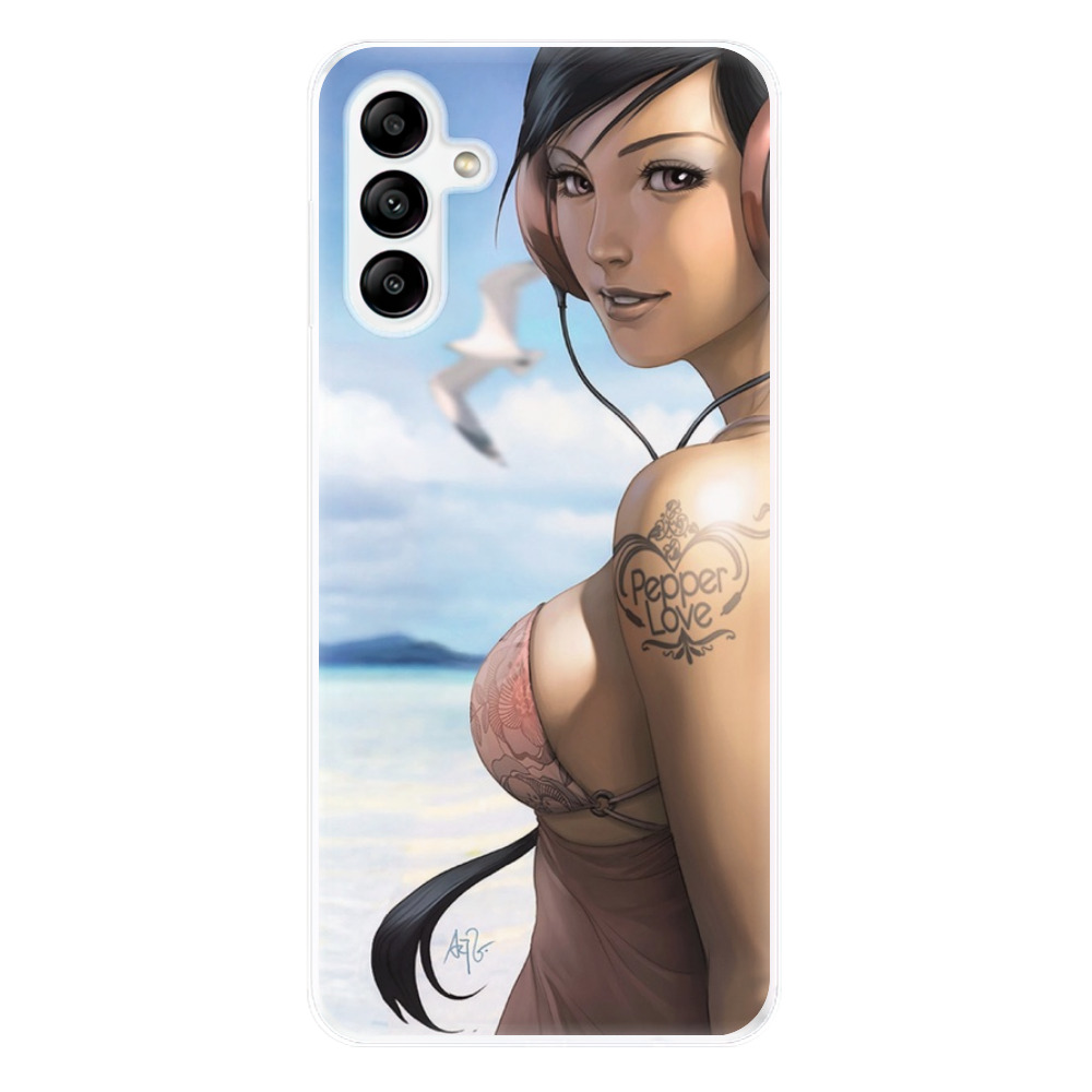 Odolné silikónové puzdro iSaprio - Girl 02 - Samsung Galaxy A04s