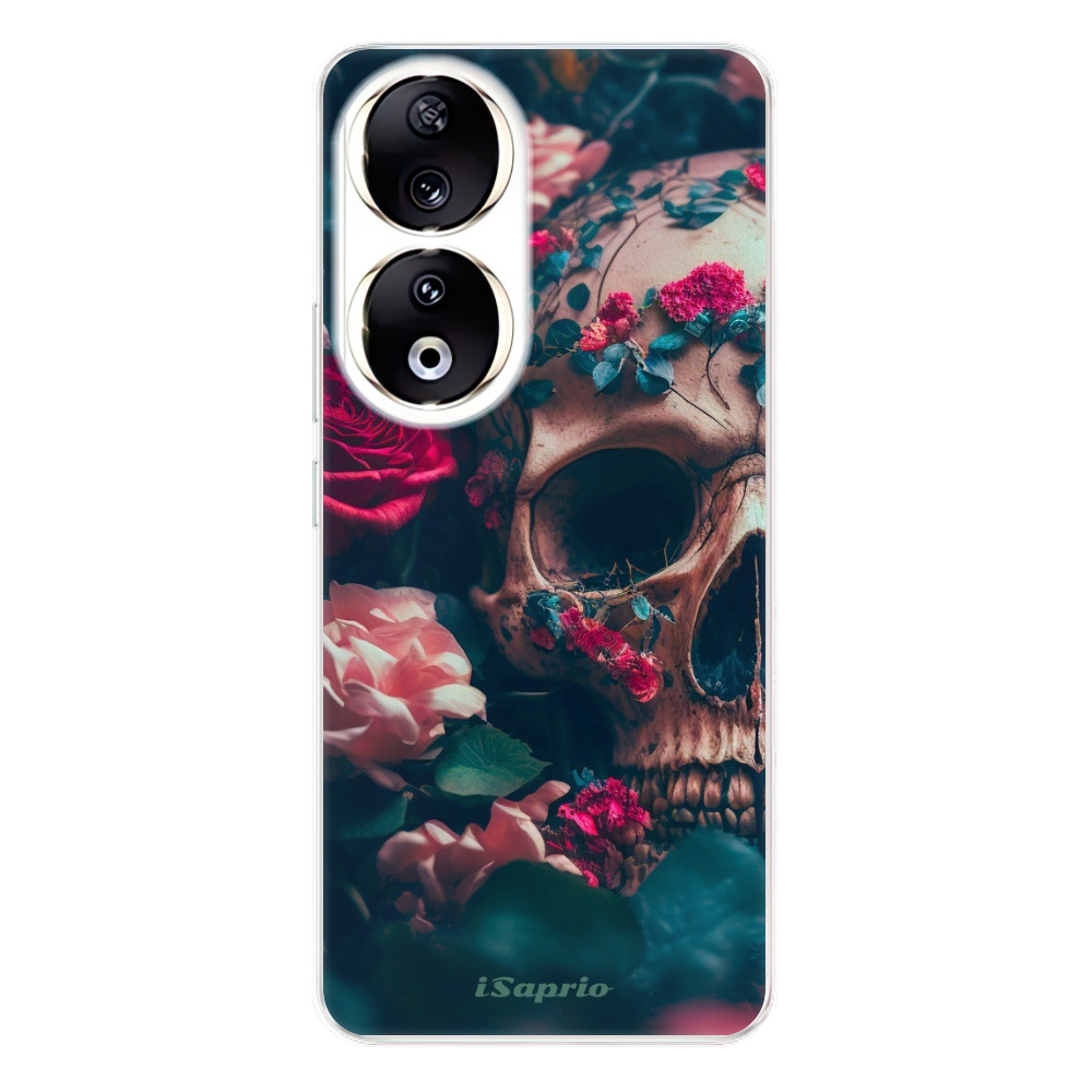 Odolné silikónové puzdro iSaprio - Skull in Roses - Honor 90 5G