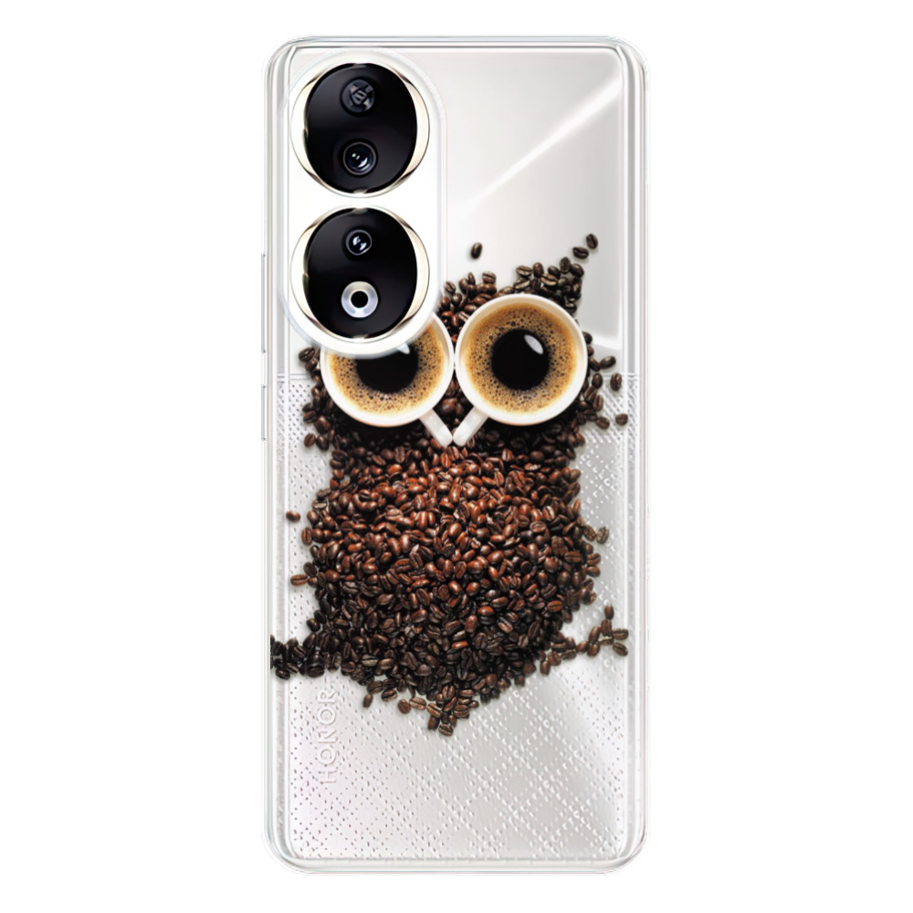 Odolné silikónové puzdro iSaprio - Owl And Coffee - Honor 90 5G