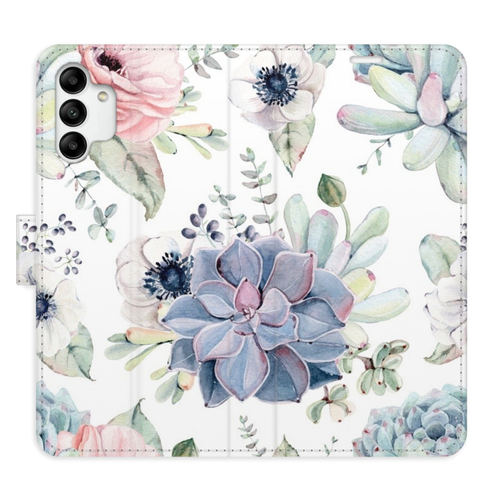 Flipové puzdro iSaprio - Succulents - Samsung Galaxy A04s