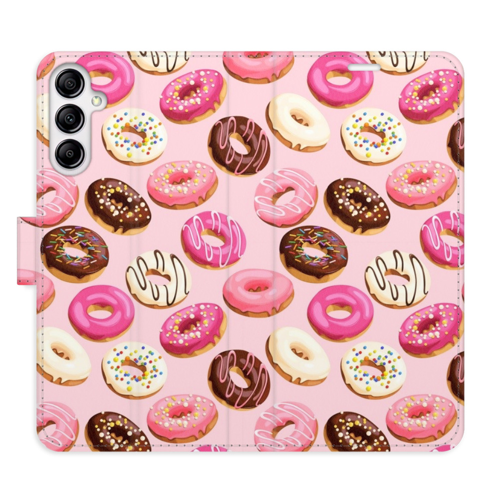 Flipové puzdro iSaprio - Donuts Pattern 03 - Samsung Galaxy A14 / A14 5G