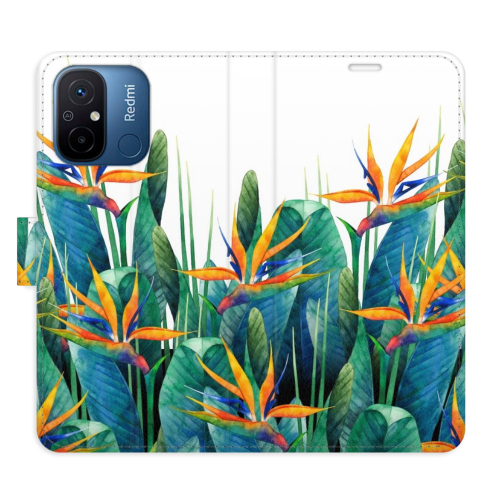 Flipové puzdro iSaprio - Exotic Flowers 02 - Xiaomi Redmi 12C