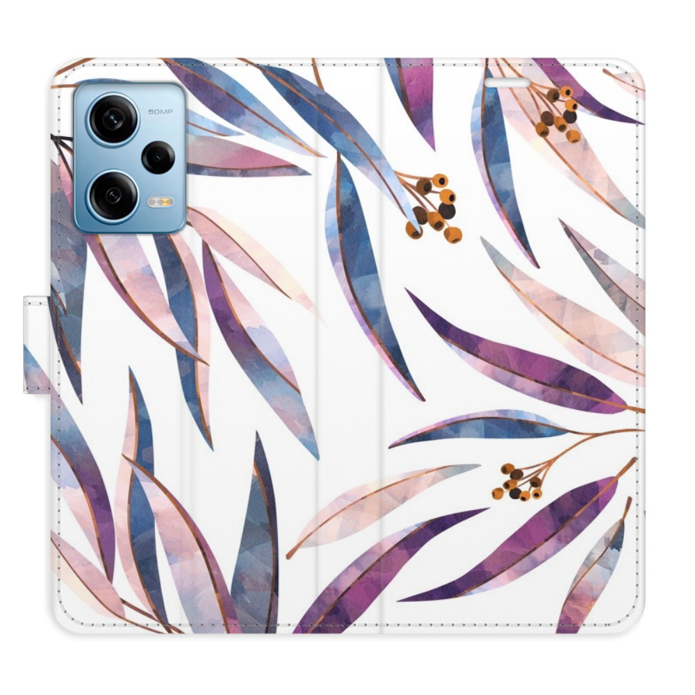 Flipové puzdro iSaprio - Ornamental Leaves - Xiaomi Redmi Note 12 Pro 5G / Poco X5 Pro 5G