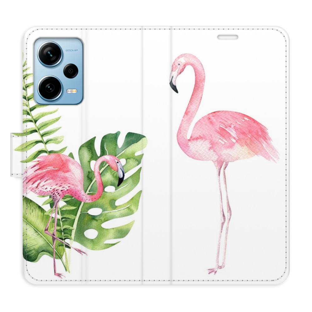 Flipové puzdro iSaprio - Flamingos - Xiaomi Redmi Note 12 Pro+ 5G