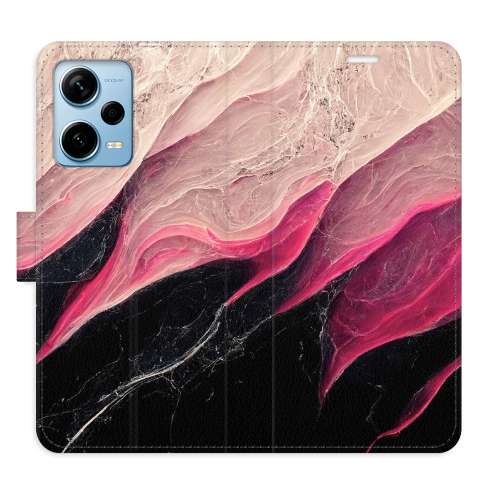 Flipové puzdro iSaprio - BlackPink Marble - Xiaomi Redmi Note 12 Pro+ 5G