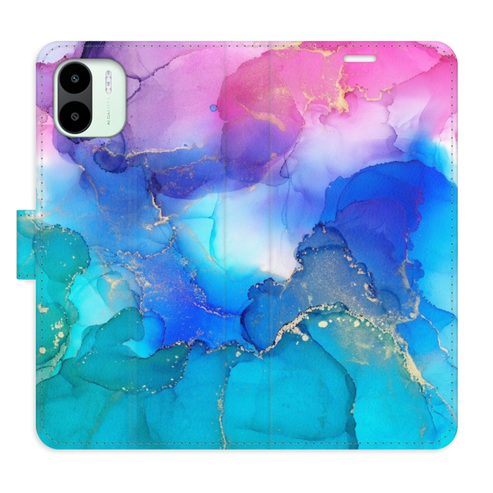 Flipové puzdro iSaprio - BluePink Paint - Xiaomi Redmi A1 / A2
