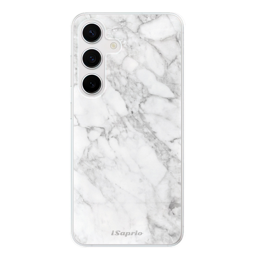 Odolné silikónové puzdro iSaprio - SilverMarble 14 - Samsung Galaxy S24