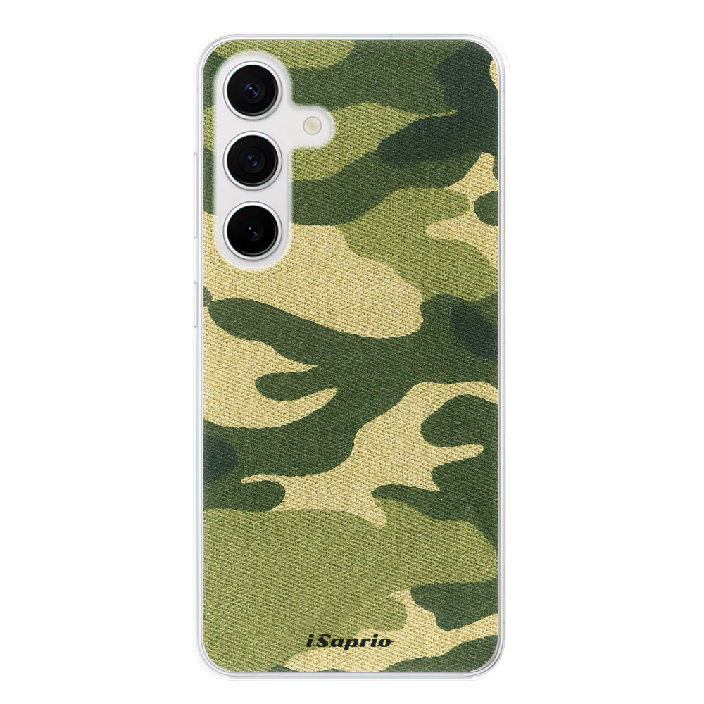 Odolné silikónové puzdro iSaprio - Green Camuflage 01 - Samsung Galaxy S24
