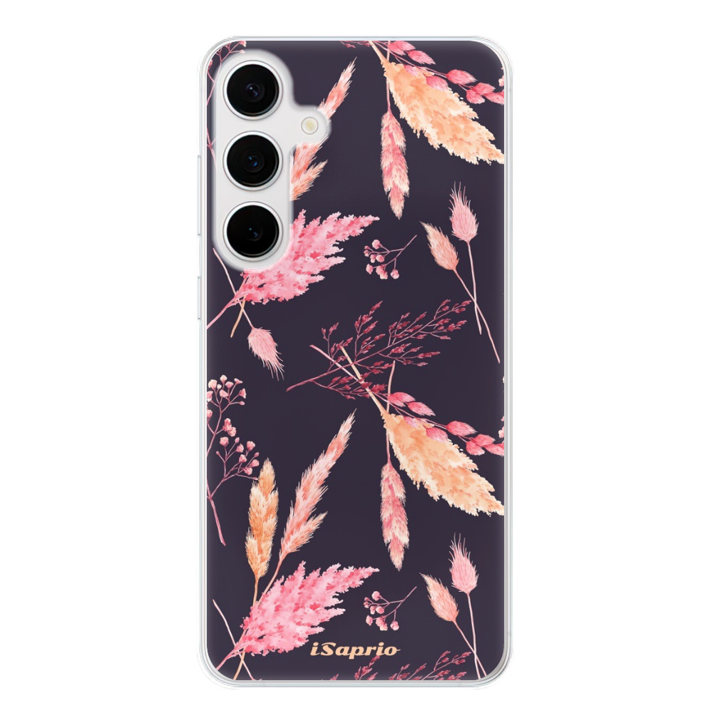 Odolné silikónové puzdro iSaprio - Herbal Pattern - Samsung Galaxy S24+